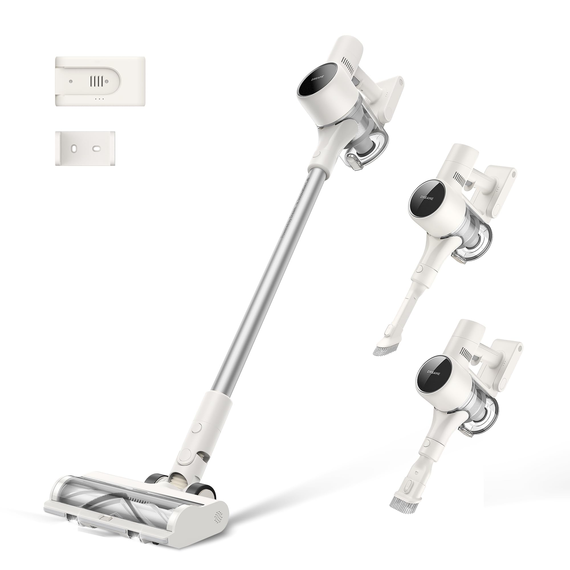 DREAME Cordless Vacuum Cleaner R10 Pure, 120AW Powerful Suction